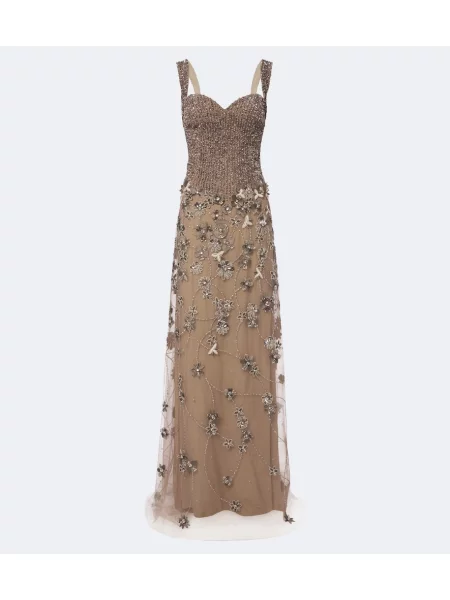 Rochie Georges Hobeika din tul gri