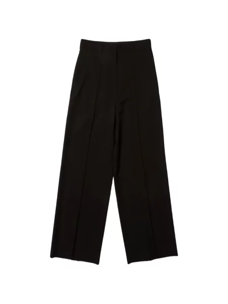 Pantaloni Valentino Garavani din crep negru