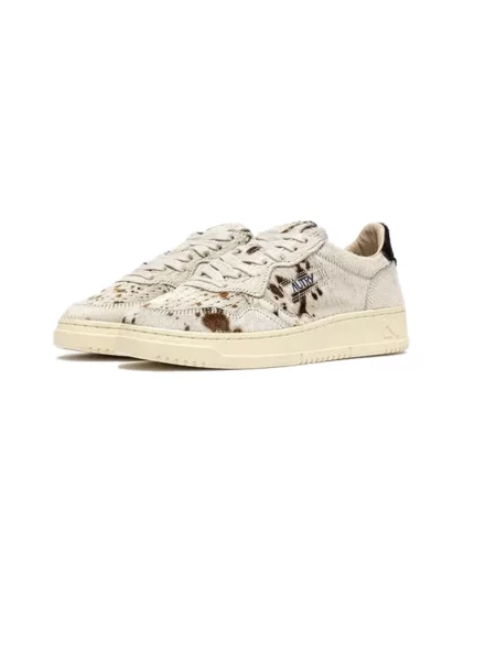 Sneakersy Autry brązowe