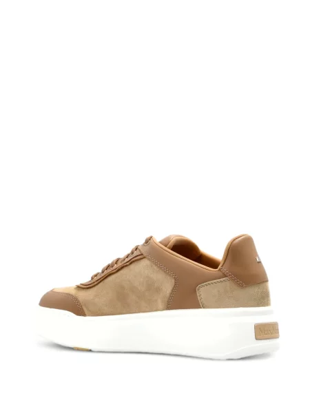 Sneakerși Max Mara din piele de căprioară