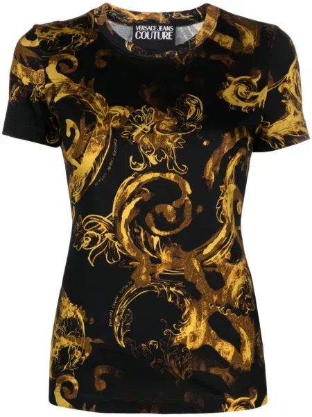 Tricou Versace Jeans Couture negru