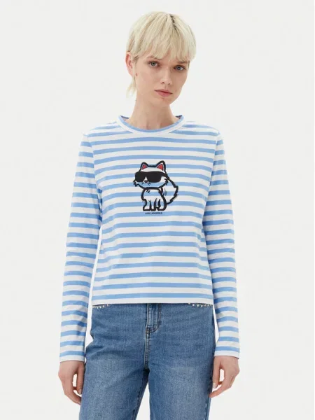 KARL LAGERFELD Блузка Голубий