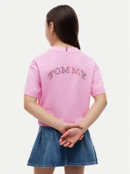 Tommy Hilfiger Póló Világos rózsaszín