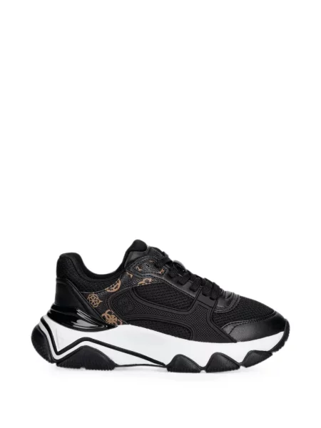 Sneakerși Guess cu imagine chunky negru