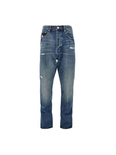 Jeansy Purple Brand z przetarciami niebieskie