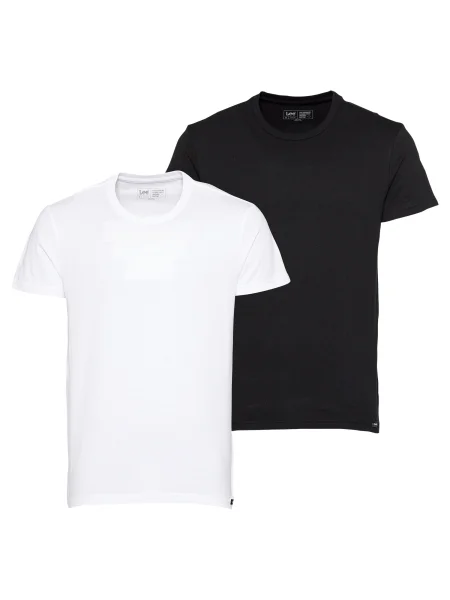Lee Tricou negru alb
