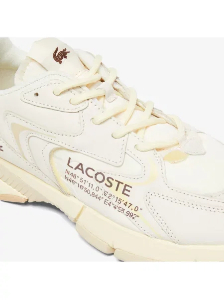 Кроссовки Lacoste бежевые