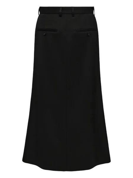 Fustă Mm6 Maison Margiela de lână negru