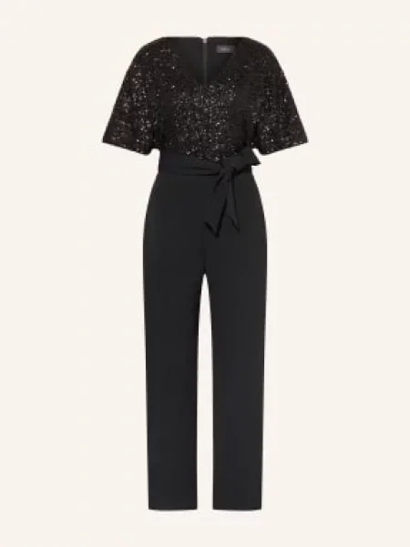 S.Oliver Black Label Kombinezon Z Cekinami schwarz czarny