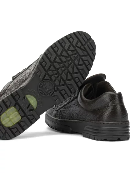 Fűzős csipkés sneaker Musto barna