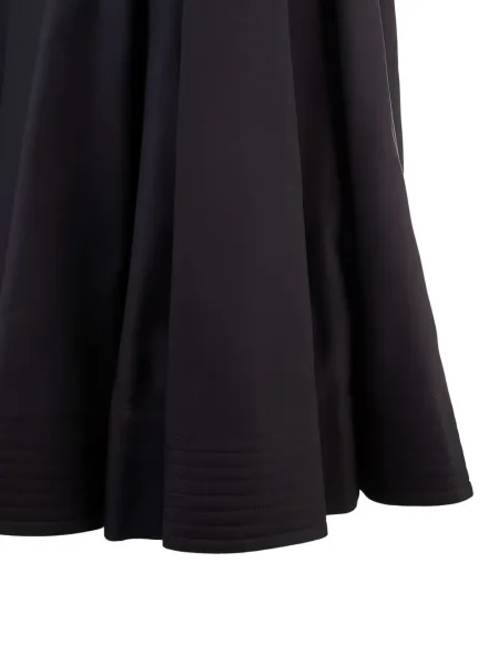 Fusta plisata Valentino Garavani plisată negru