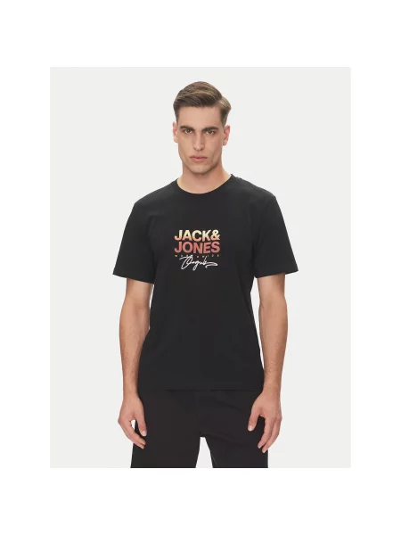 Jack&Jones Marškinėliai Canggu Regular Fit juoda