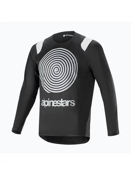 Ciclism tricou cu mânecă lungă Alpinestars negru