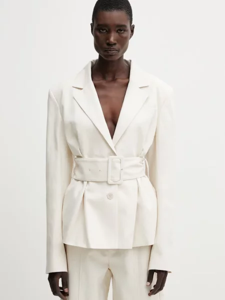 Rotate marynarka jednorzędowa z lnem