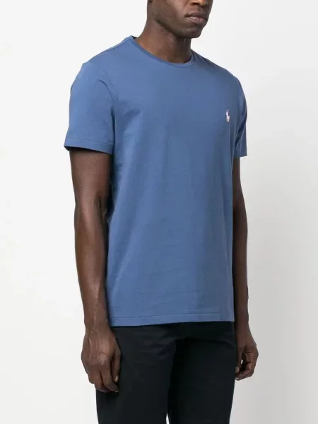 Μπλούζα Polo Ralph Lauren με κέντημα μπλε