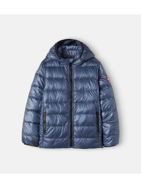 Pūkinė striukė Canada Goose mėlyna