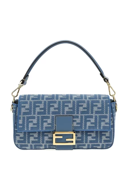 Torebka bagietka Fendi Baguette niebieska