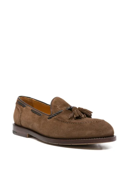 Pantofi loafer Premiata țesuți maro