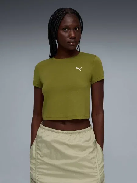 Детская футболка Puma зеленая