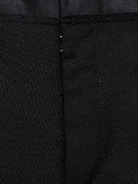 Vilnonės kelnės Maison Margiela juoda