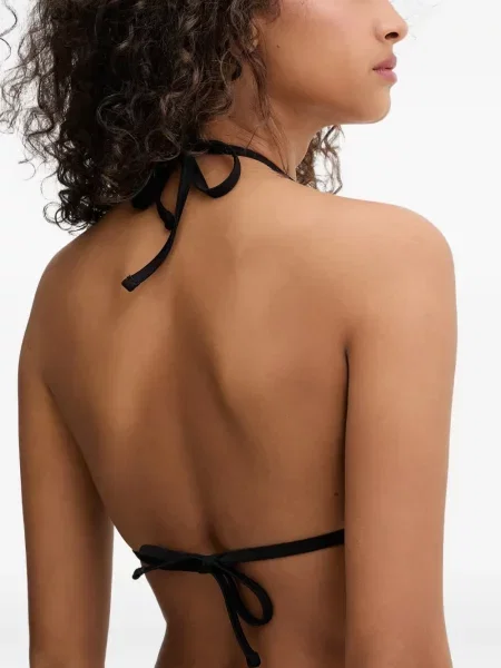 Bikini Armani Exchange cu autograf negru