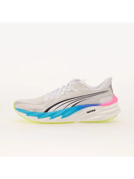 Sneakers Puma Velocity NITRO™ 4 White/ Ultra Blue/ Pink EUR alb
