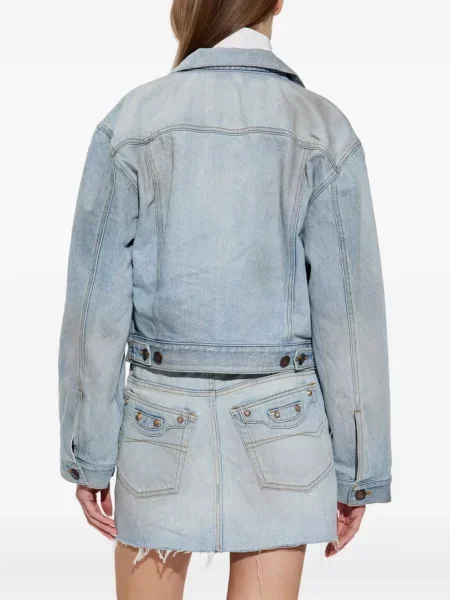 Geacă de blugi Balenciaga albastru