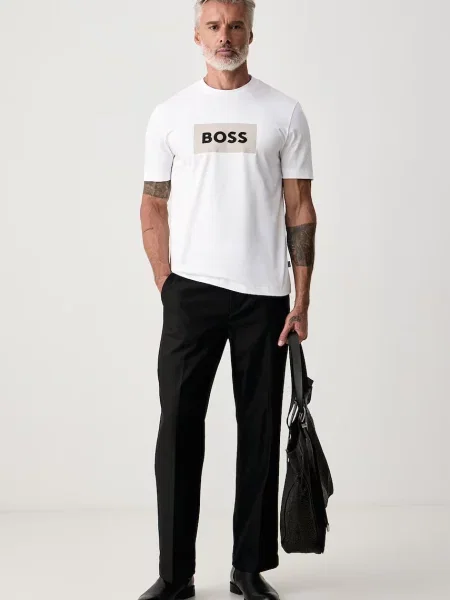 BOSS tricou pentru bărbați din C-Taut alb