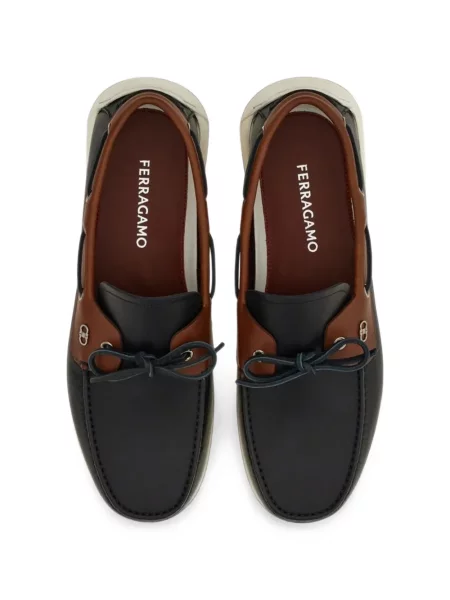 Pantofi loafer Ferragamo din piele albastru
