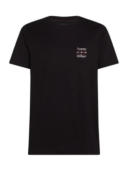 Tommy Hilfiger Tricou Stack negru
