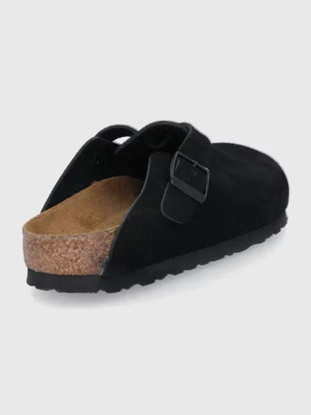 Замшевые шлепанцы Birkenstock