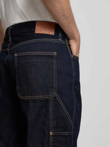 Jeansy o kroju relaxed fit z czystej bawełny model ‘JAIMIE’ Tommy Jeans granatowe