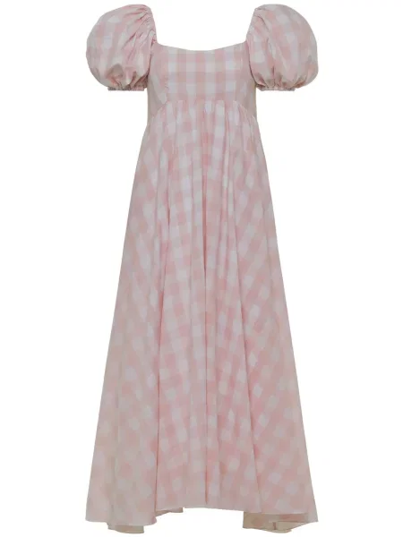 Rochie midi Azeeza până la genunchi de costum roz