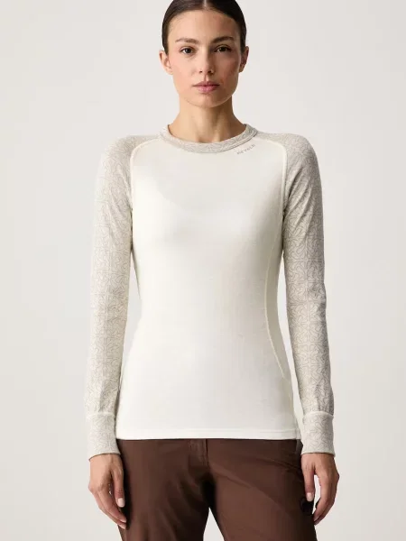 Devold funkční tričko s dlouhým rukávem s merino vlnou Duo Active Merino béžové