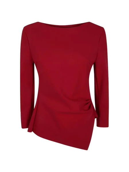 Top Chiara Boni La Petite Robe asimetric roșu