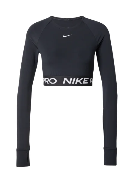 NIKE Tricou funcțional PRO negru alb