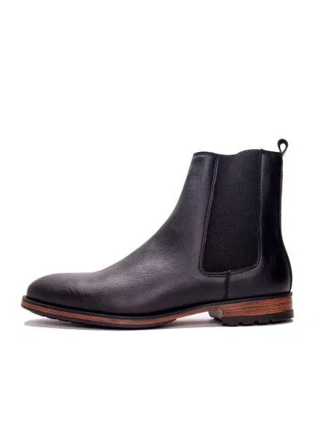Nae Vegan Shoes Chelsea škornji Basti' črna