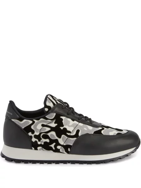Sneakerși Giuseppe Zanotti din piele negru