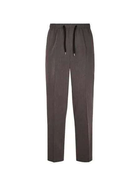 Spodnie Cellar Door ze sznurkiem brązowe