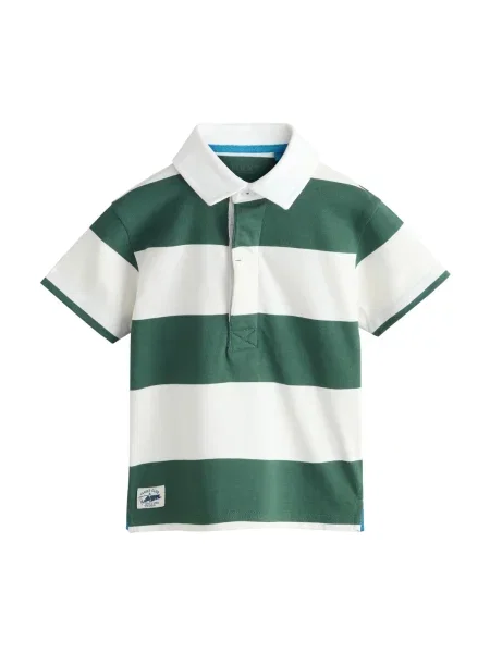 Next Tricou verde alb
