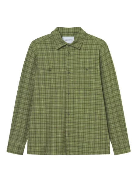 Kostkovaná košile Les Deux zelená