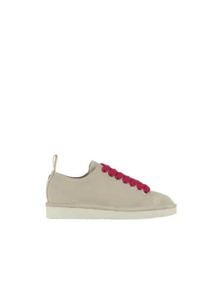 Sneakersy Panchic sznurowane zamszowe beżowe