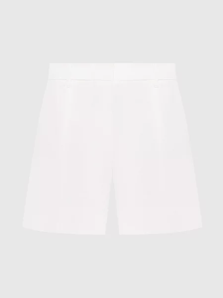 Льняные шорты Brunello Cucinelli белые