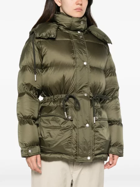 Geacă Moncler cu cordon verde