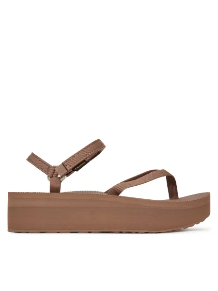 Босоніжки Teva Flatform Slim коричневий
