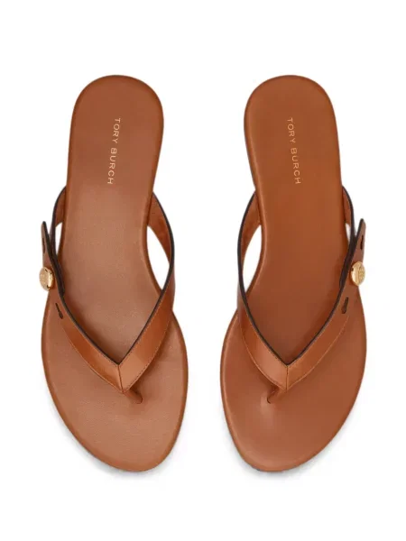 Sandale Tory Burch fără toc maro
