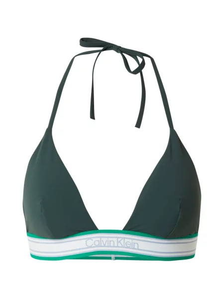 Calvin Klein Swimwear Bikini gornji dio / bijela zelena
