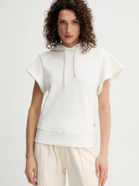 Silvian Heach hanorac de PHALIS cu glugă uni alb