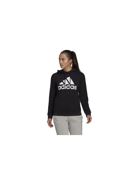 Hanorac din fleece Adidas din fleece negru