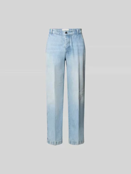 Jeansy o kroju tapered fit z bawełny Closed
